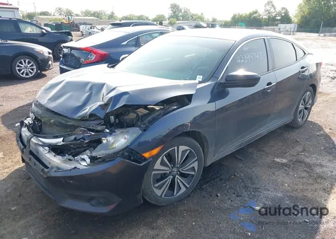 2016 Honda Civic Ex-T из США, поврежденный, VIN 19XFC1F47GE032933